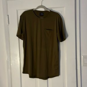 Cuts Clothing xl tee with pocket. Army Green / Olive